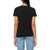 True Religion Womens Buddha Slim Vneck Tee(Jet Black)
