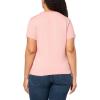 True Religion Womens Buddha Slim Vneck Tee(Rosebud)