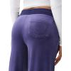 True Religion Womens Crystal Hs Velour Straight Leg(Astral Aura)