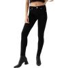 True Religion Women’s Jennie Mid Rise Curvy Fit Skinny Ankle Jean(2sb Body Rinse Black)