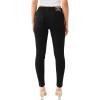 True Religion Women’s Jennie Mid Rise Curvy Skinny fit Comfort Jeans- Single Needle Stitching – Peak spot Color(Black Body Rinse)