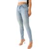 True Religion Women’s Jennie Mid Rise Curvy Skinny fit Comfort Jeans- Single Needle Stitching – Peak spot Color(Peak Spot)