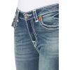 True Religion Women’s Jennie Mid-Rise Flap Super T Skinny Jeans in Valmonte(Valmonte)