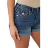 True Religion Women’s Jennie Midrise Curvy Denim Short(Persian Gulf Wash)