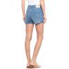 True Religion Women’s Maisie High Rise Single Needle Raw Hem Short(Medium Wash)