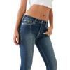 True Religion Women’s Misses Charlie Vintage Flare Jean(Love in a Mist Wash)