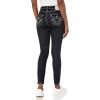 True Religion Women’s Misses Jennie Curvy Lurex Flap Jean(Body Rinse)