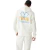True Religion mens Antique Zip Up Logo Hoody(Winter White)
