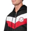True Religion mens Chevy Zip Up Hoodie(Jet Black)