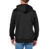 True Religion mens Chevy Zip Up Hoodie(Jet Black)