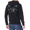 True Religion mens Logo Buddha Zip Hoody(Black)