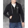 True Religion mens Logo Buddha Zip Hoody(Black)