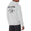True Religion mens Logo Buddha Zip Hoody(Heather Grey)