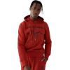 True Religion mens Metallic Buddha Fleece Hoody(True Red)