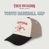 True Religion unisex-adult True Religion Kids Hat With Buddah Logo, 5 Panel Cotton Twill, Adjustable Baseball Cap(Black)