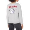 True Religion womens Heritage Buddha Pullover(Heather Grey)