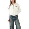 True Religion womens Logo Puffer Vest(Jet Black)