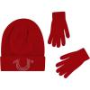 True Religion Beanie Hat and Touchscreen Glove Set(Red)