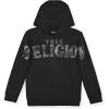True Religion Boys Fleece Hoodies – Premium Zip Front & Pullover Sweatshirts, Stylish Design & Comfort(Black Camo)