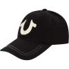 True Religion Boys Kids Baseball Hat with Large Horseshoe Logo(Black)