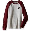 True Religion Boys’ LS Raglan Logo Tee(Heather Grey)