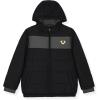 True Religion Boys Puffer Jackets – Premium Winter Coats With Stylish Design & Warmth(Black-grey)