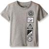 True Religion Boys’ Surplus Patches Tee Shirt(Heather Grey)