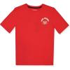 True Religion Boys Tee Shirts Short Sleeve Cotton T-Shirt for Boys Graphic Tees(Flame Red)
