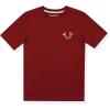 True Religion Boys Tee Shirts Short Sleeve Cotton T-Shirt for Boys Graphic Tees(Red White)