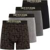 True Religion Mens Boxer Briefs Cotton Stretch Underwear for Men Pack of 4(Gold)