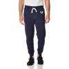True Religion Men’s Classic Logo Jogger Sweatpants – Soft Men’s Joggers with Pockets, Comfortable Sweat Pants(True Navy)