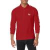 True Religion Men’s Ls Dasmask Polo(Red Dhalia)