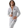 True Religion Men’s Puff Print Core Zip Up Hoody – Full Zip with Graphic(Heather Grey)