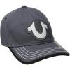 True Religion Men’s Puff Shoe Baseball Cap(Factory Grey)