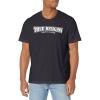 True Religion Men’s Relaxed Nu Brush Tee(Jet Black)