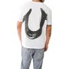 True Religion Men’s Relaxed Overt Painted Tee(Optic White)