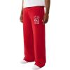 True Religion Men’s Rib Stitch Dept Baggy Sweatpants – Comfortable & Warm Jogger Pants with Soft Fit(Trv Red)