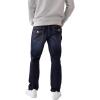 True Religion Men’s Ricky Low Rise Straight Leg Jean with Back Flap Pockets