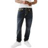 True Religion Men’s Rocco Super T Flap 1/2″ 32″ Inseam(Chanson Blue Blk Wash)