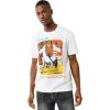 True Religion Men’s Short Sleeve True Court Tee – Casual Graphic Crew Neck T-Shirt(Optic White)