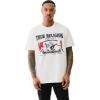True Religion Men’s Short Sleeve True Vintage No.1 Tee – Casual Graphic Crew Neck T-Shirt(Optic White)