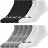 True Religion Mens Socks 6 & 12 Pairs No Show Socks for Men Premium Athletic Shoe Size 8-12(4 Black / 4 Grey / 4 White)