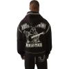 True Religion Men’s Super QT Cinched Zip Up Hoodie | Premium Active Top with Logo Detailing and Full Zip