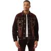 True Religion Men’s Super T Oversized Velvet Jacket – Horseshoe Logo & Bold Stitching