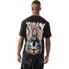 True Religion Men’s TR Reaper Tee – Premium Short Sleeve T-Shirt with Bold Reaper Graphic Design(Jet Black)