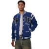 True Religion Men’s True Uni. Varsity Jacket – Mazarine Blue | Classic Baseball Jacket(Mazarine Blue)