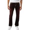 True Religion Mens Velvet Ricky Super T Flap 34in(Velvet Brown Wash)
