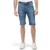 True Religion Rocco Moto Relaxed Skinny Clean Edge Shorts in Med Wash Size 32