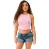 True Religion Womens Buddha Goddess Tank​(Prism Pink)