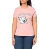 True Religion Womens Buddha Slim Vneck Tee(Rosebud)